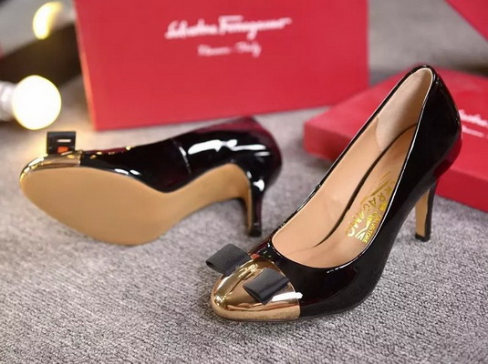 Ferragamo Shallow mouth kitten heel Shoes Women--020